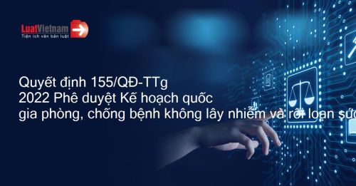 Quyết định phê duyệt Kế hoạch quốc gia phòng chống bệnh không lây nhiễm và rối loạn sức khỏe tâm thần giai đoạn 2022-2025
