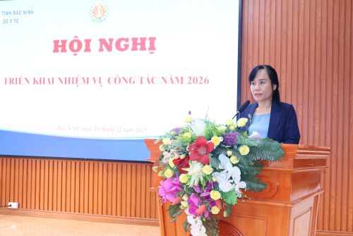 Sở Y tế Bắc Ninh tổng kết công tác y tế năm 2025, định hướng nhiệm vụ năm 2026