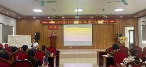 Tập huấn An toàn tiêm chủng cho cán bộ y tế