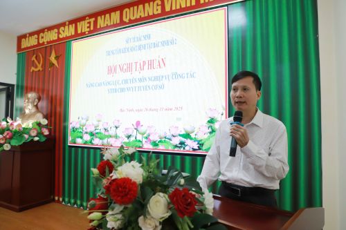Tập huấn nâng cao năng lực, chuyên môn về công tác y tế trường học