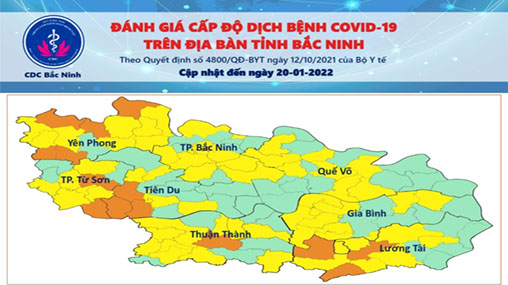 Cập nhật diễn biến COVID-19 Bắc Ninh (20/01/2024): Mỗi ngày, dịch COVID-19 ở Bắc Ninh đều có diễn biến mới. Để cập nhật thông tin mới nhất, hãy truy cập trang web của CDC Bắc Ninh và xem bản đồ Y tế Bắc Ninh. Chỉ với vài cú click chuột, bạn sẽ nắm được thông tin quan trọng nhất liên quan đến tình hình dịch bệnh tại địa phương này.